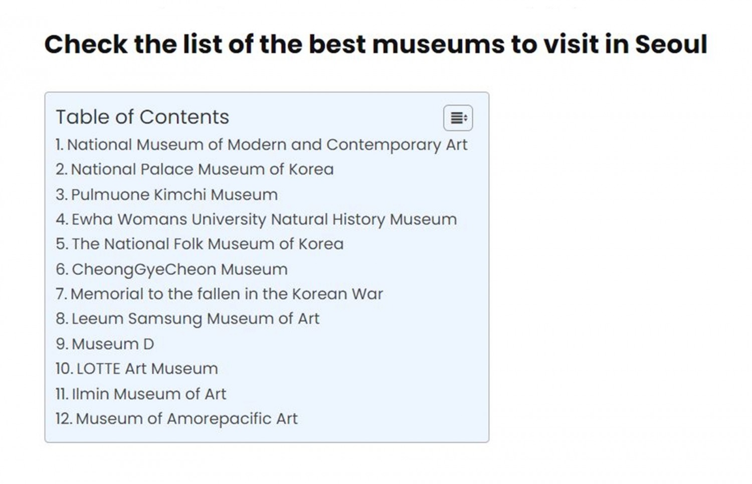 풀무원 뮤지엄김치간, 인도 매체에서 ‘서울에서 꼭 가봐야 할 박물관 베스트 12’ 소개