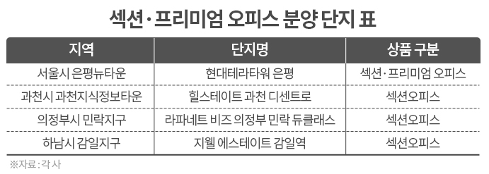 ‘섹션·프리미엄 오피스’ 시장, 거점 오피스 확산세에 ‘방긋’