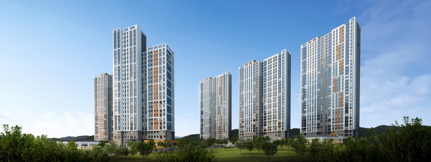 경산 하양지구 우미린 에코포레 투시도