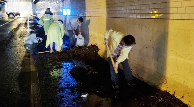 광명시, 민관합동으로 수해복구에 구슬땀