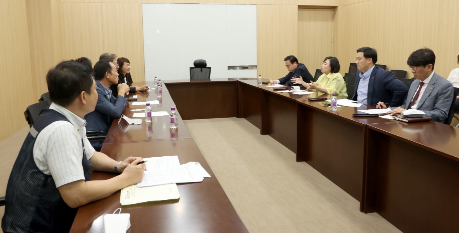 경기도의회 국민의힘 대표단-한국노동조합총연맹 경기지역본부 간담회