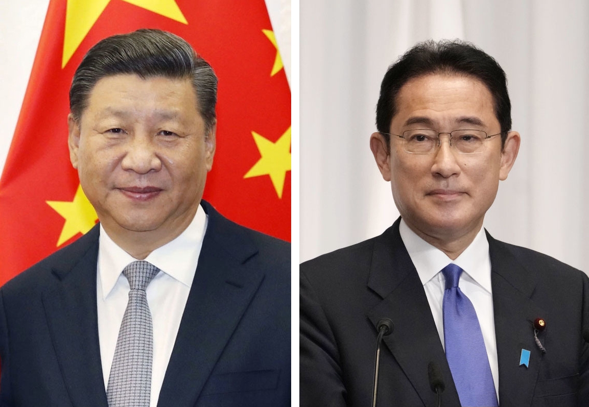 시진핑 중국 국가주석과 기시다 후미오 일본 총리 사진=연합뉴스