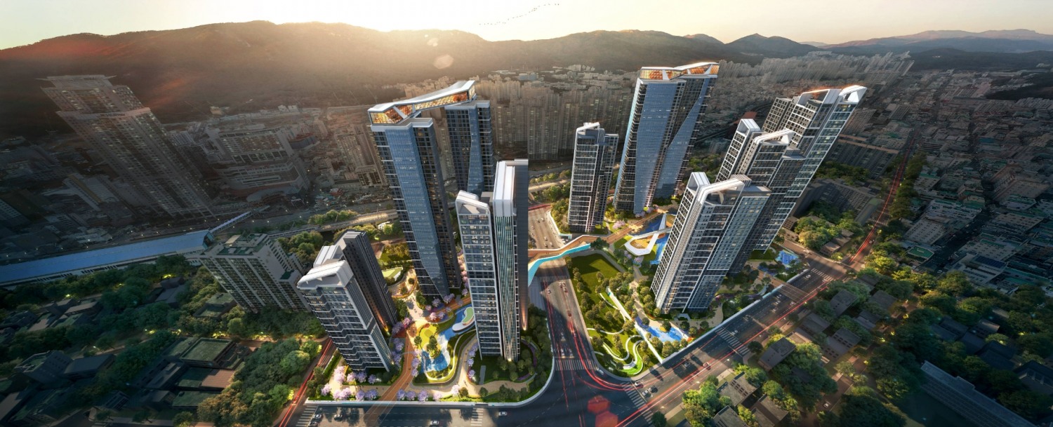 부산 서금사재정비촉진A구역 재개발사업 조감도.(사진=롯데건설)