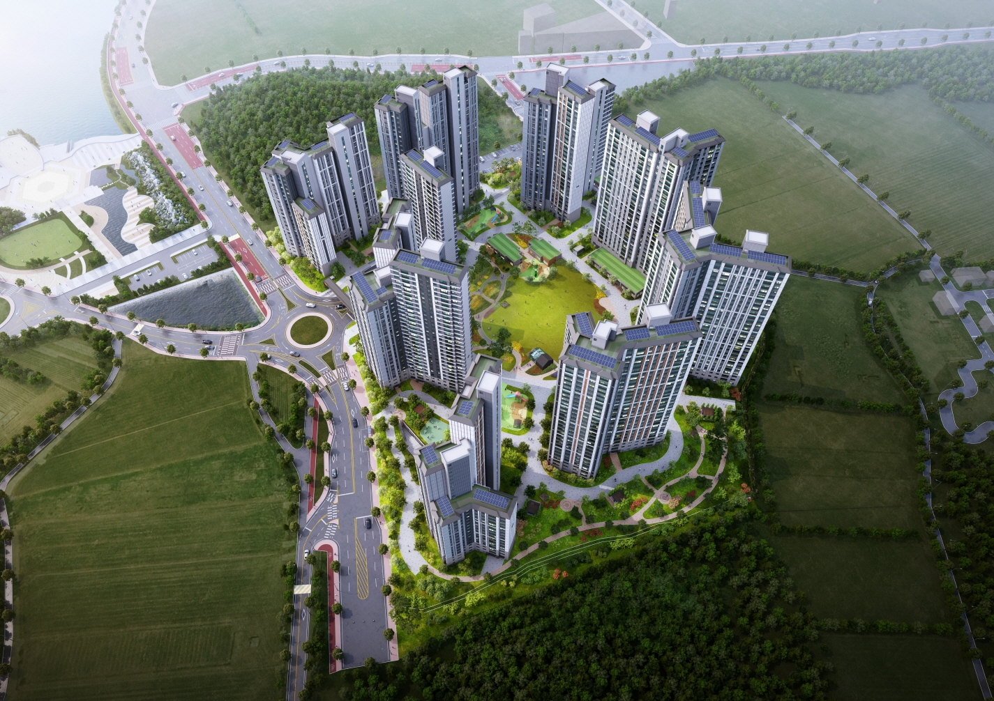 'e편한세상 사천 스카이마리나' 조감도(사진=DL건설)