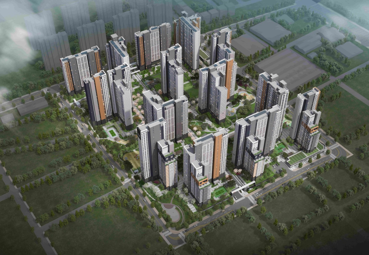 경산 2차 아이파크 조감도.(사진=HDC현대산업개발)