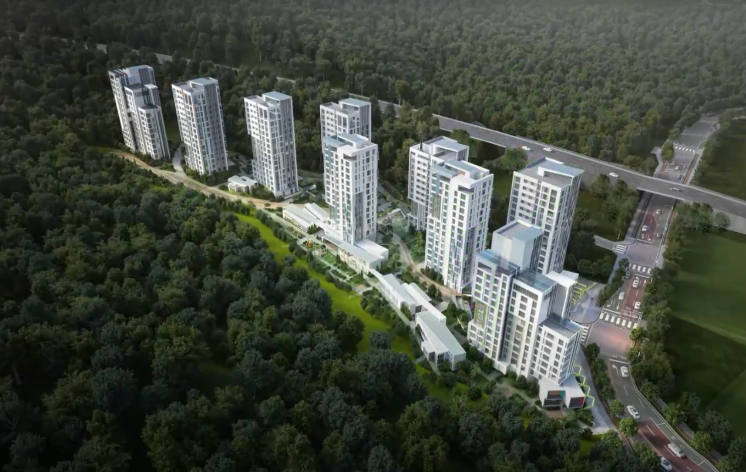 성남복정1 A-2BL 예상 조감도.(사진=한양)