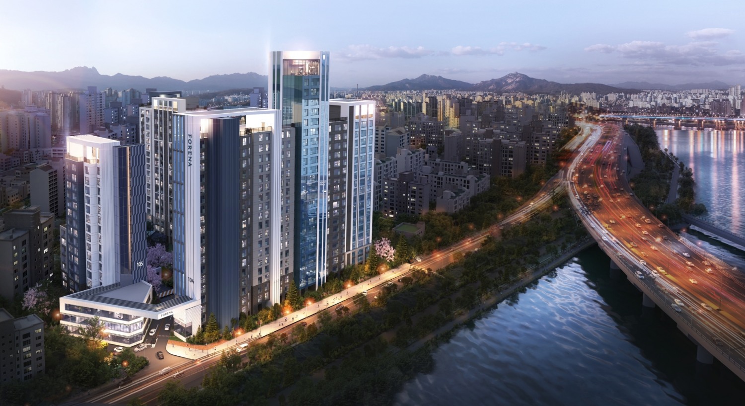 염창 무학아파트 리모델링사업 조감도.(사진=한화건설)