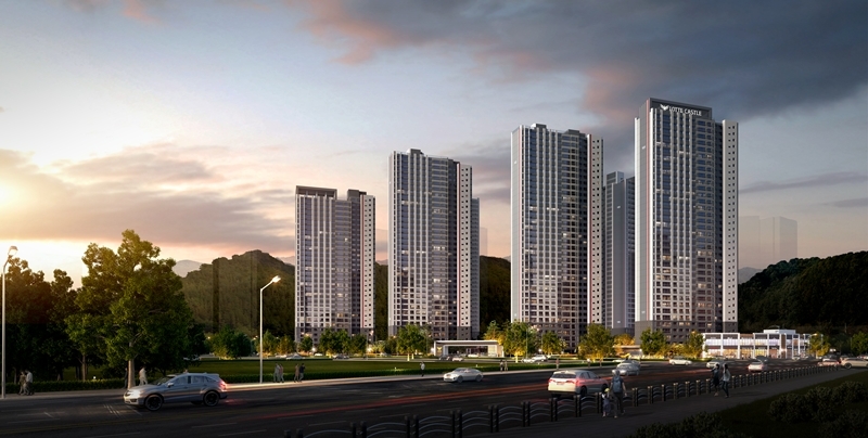 창원 롯데캐슬 하버팰리스 투시도.(사진=롯데건설)