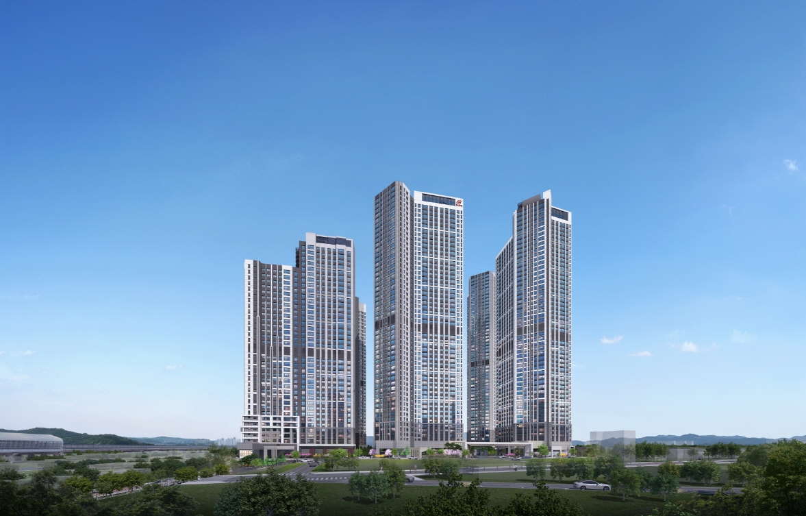 '힐스테이트 아산 센트럴' 투시도