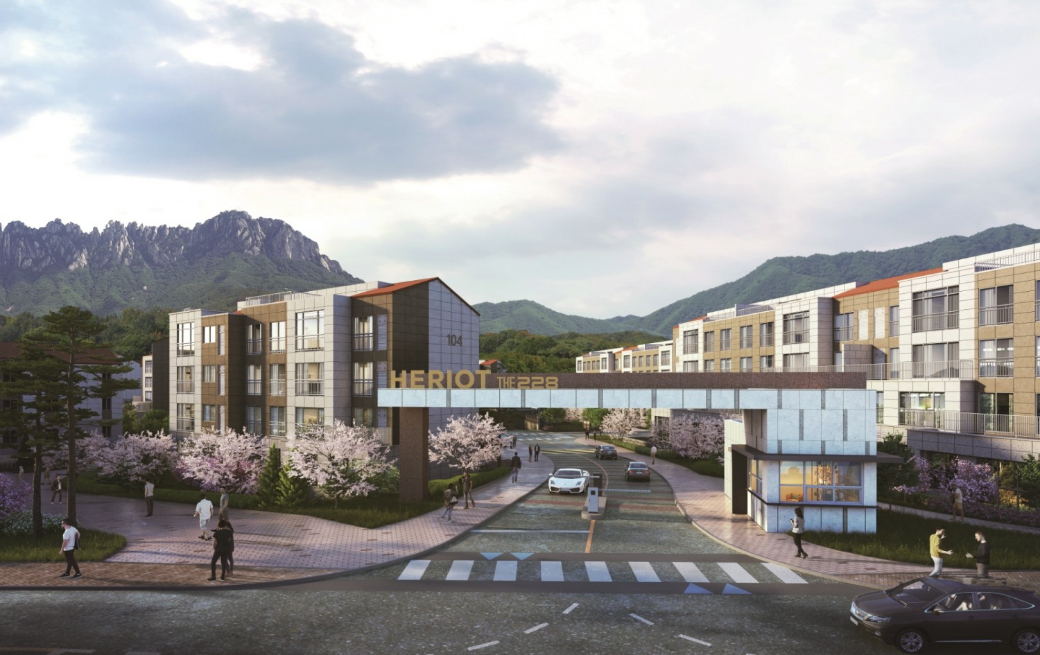 속초 헤리엇 더228 주출입문주