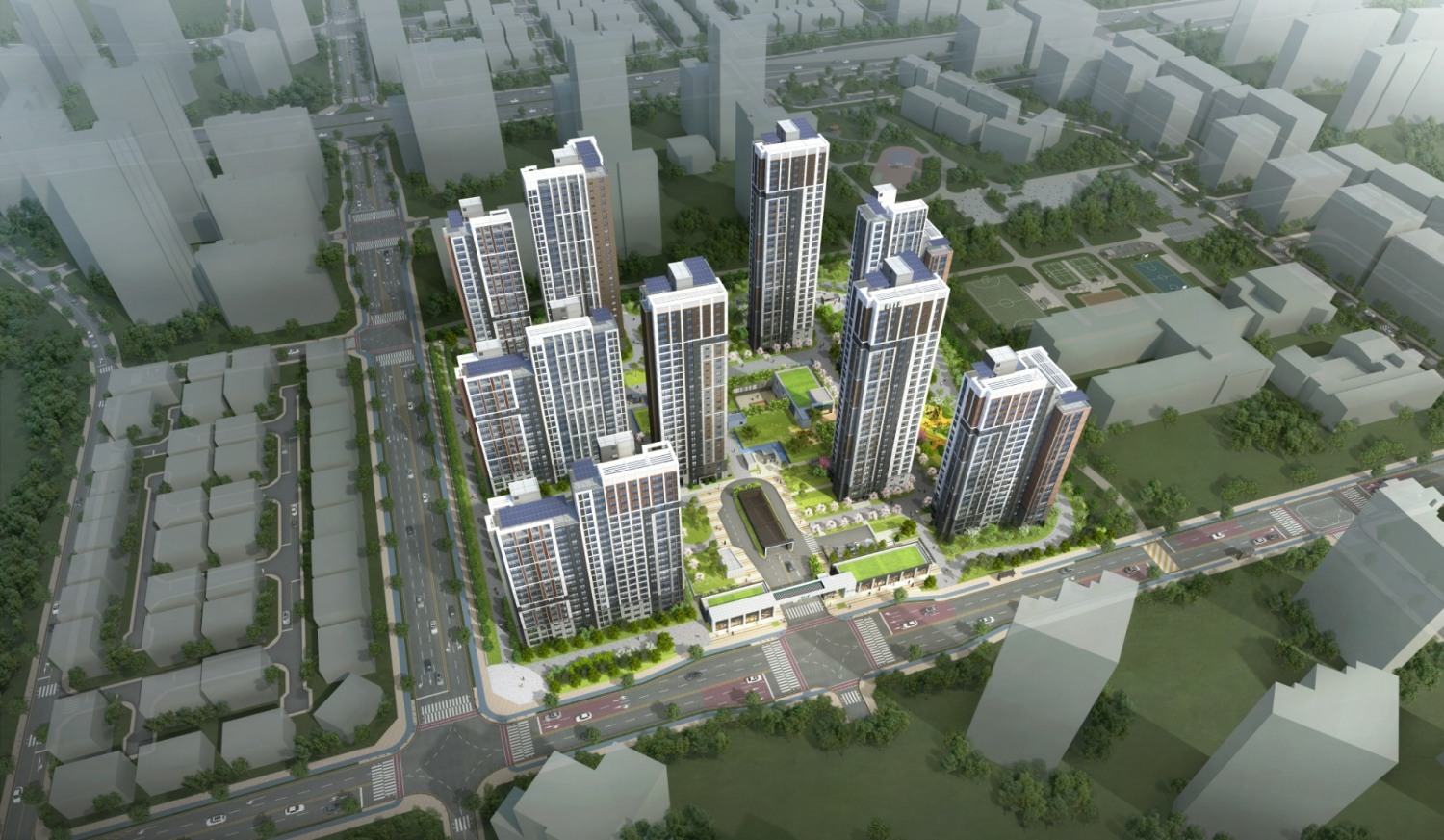 엘리프 아산탕정 조감도.(사진=계룡건설)