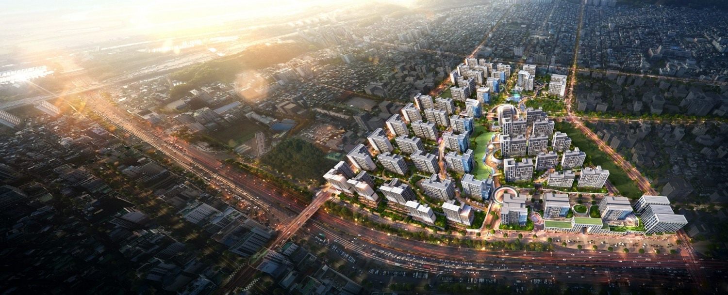 수진1구역 재개발사업 조감도.(사진=대우건설)