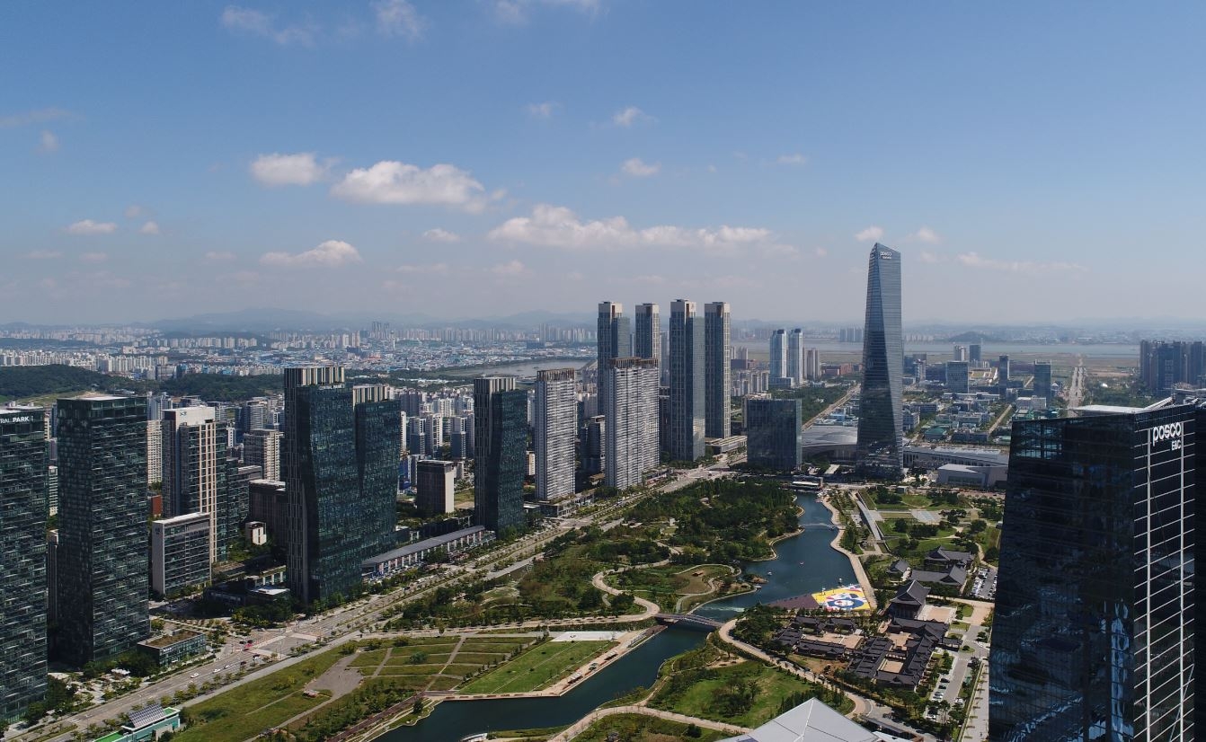 송도국제업무도시 전경.(사진=포스코건설)