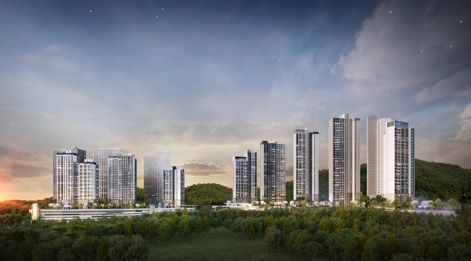 아산자이 그랜드파크 투시도.(사진=GS건설)