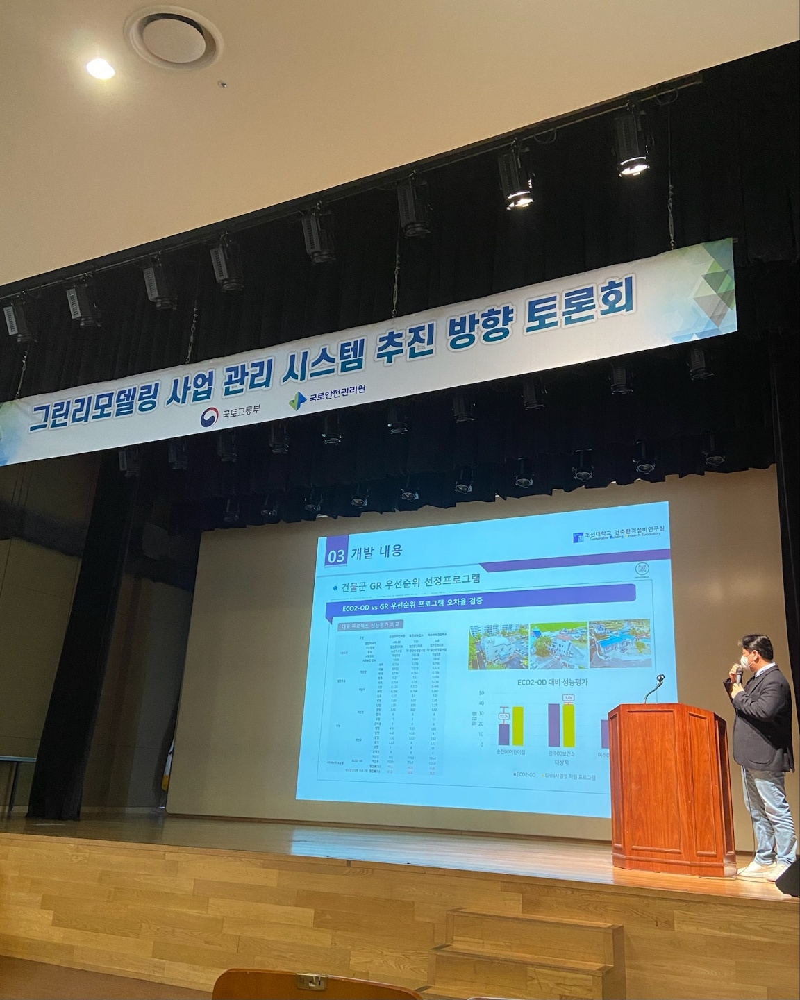 그린리모델링 사업 추진 토론회 모습.(사진=국토안전관리원)