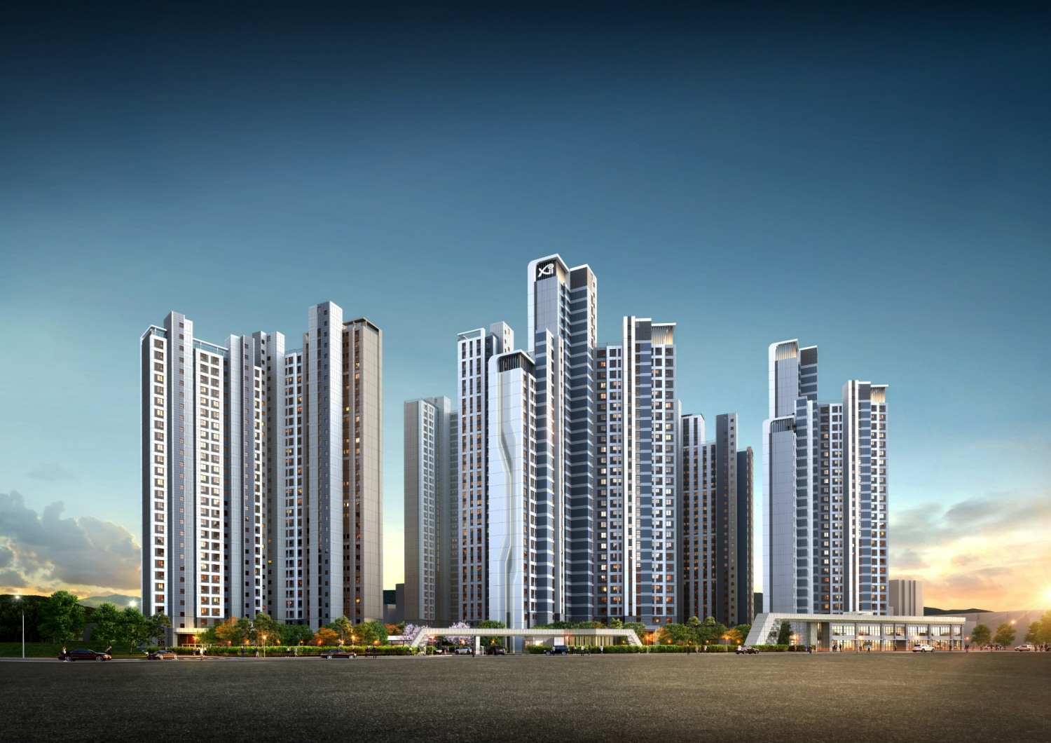 강동 헤리티지 자이 투시도.(사진=GS건설)