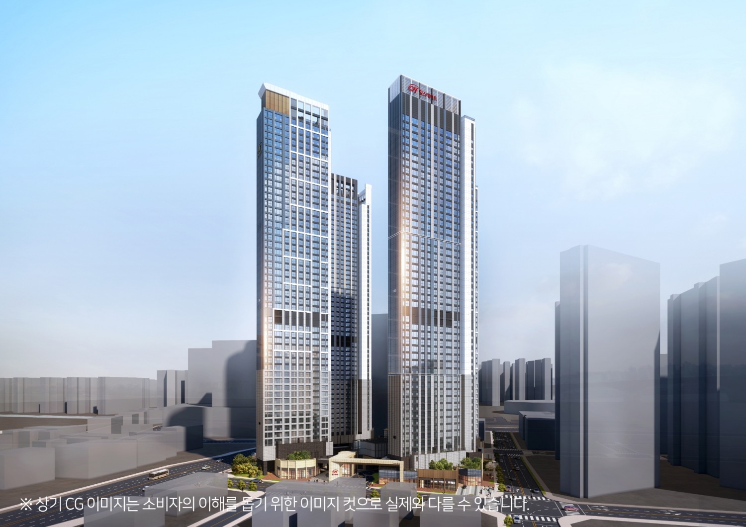 힐스테이트 불당 더원 투시도.(사진=현대건설)