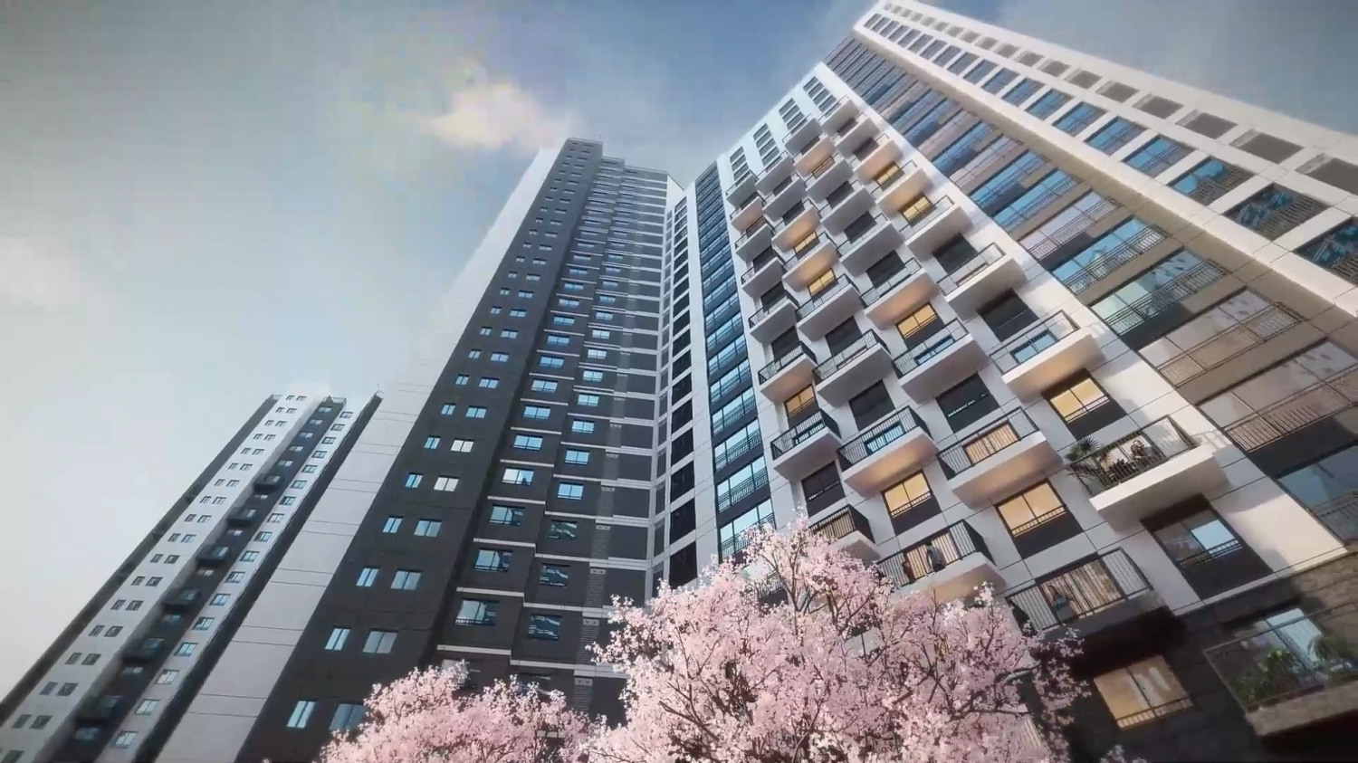 리버센 SK뷰 롯데캐슬에 적용되는 오픈 발코니