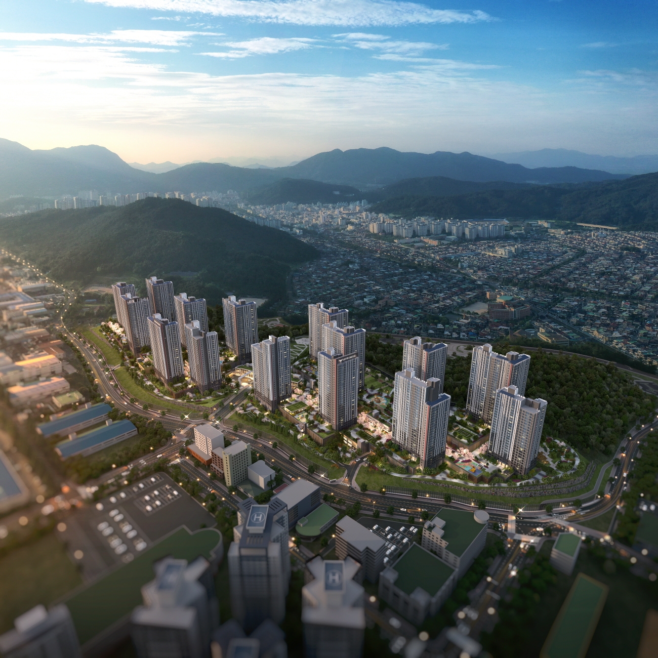 창원 롯데캐슬 포레스트 조감도