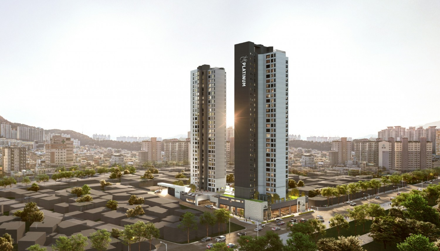 부산 연천시장 시장정비사업 조감도.(사진=쌍용건설)