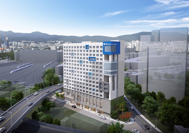 대학생 연합기숙사 조감도.(제공=부산 기장군)