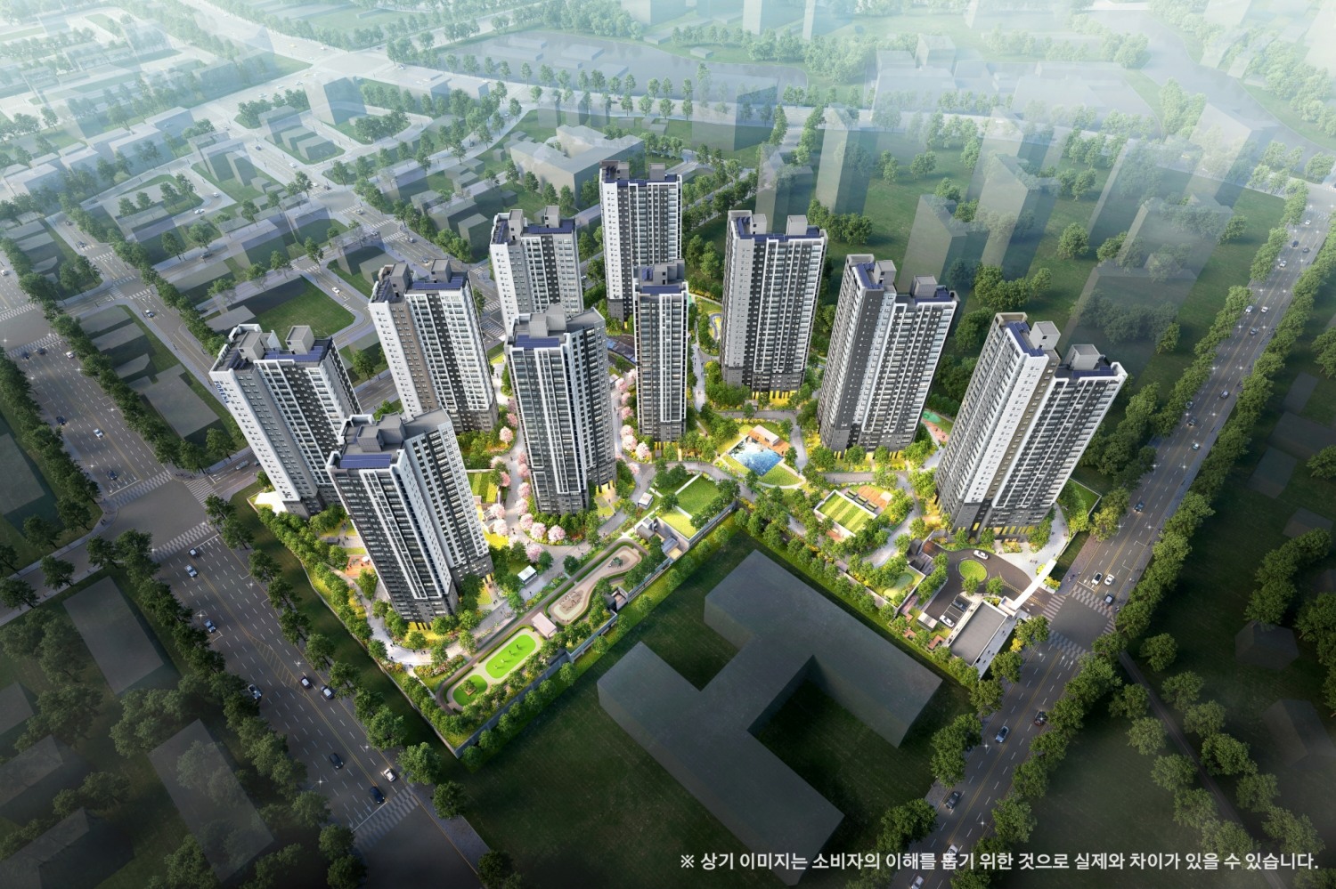 포레나 평택화양 조감도.(사진=한화 건설부문)