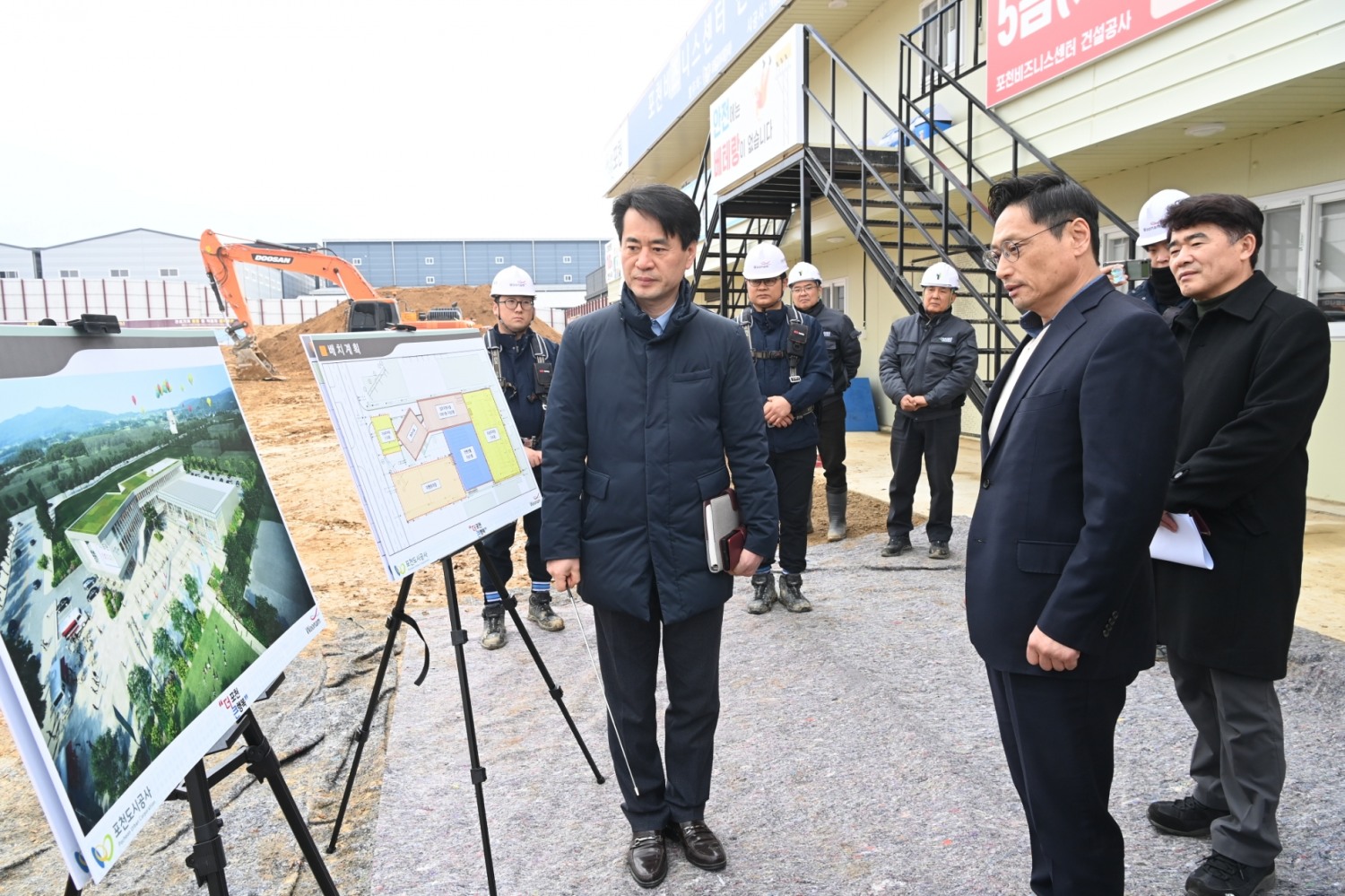 제2차 지역균형발전사업 현장을 방문한 오후석 행정2부지사