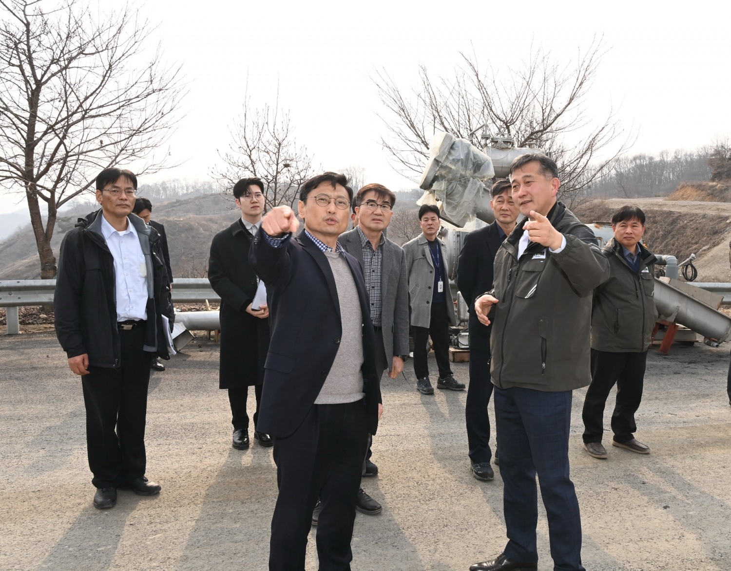 연천 바이오가스 생산시설을 방문한 오후석 행정2부지사