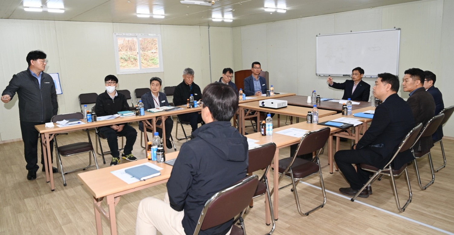 국지도78호선 고문리 개선공사 현장방문