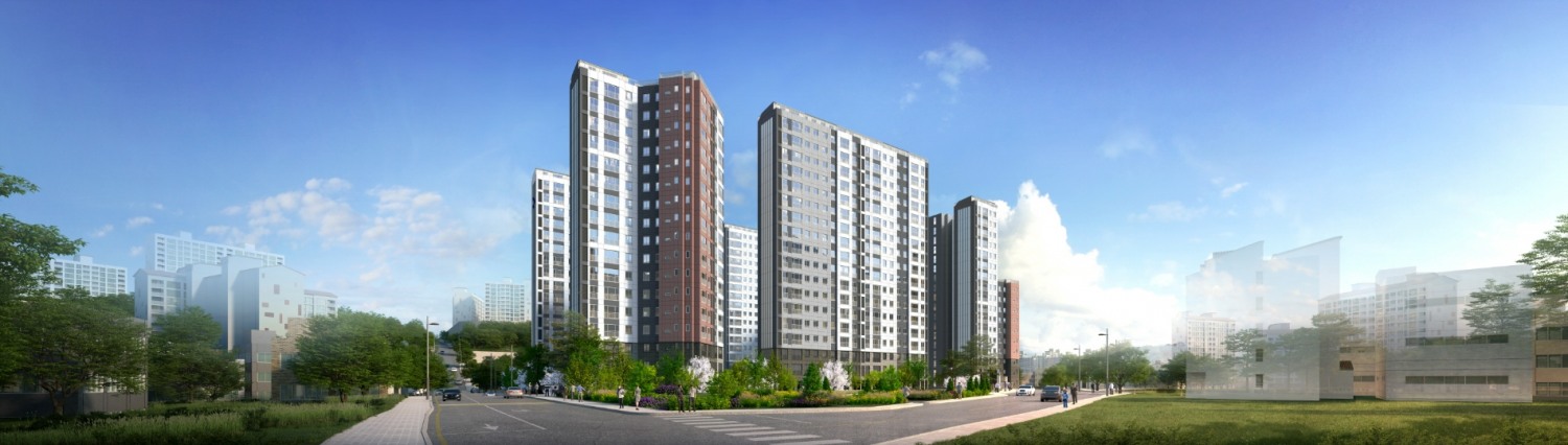 '새절역 두산위브 트레지움' 투시도.(사진=두산건설)