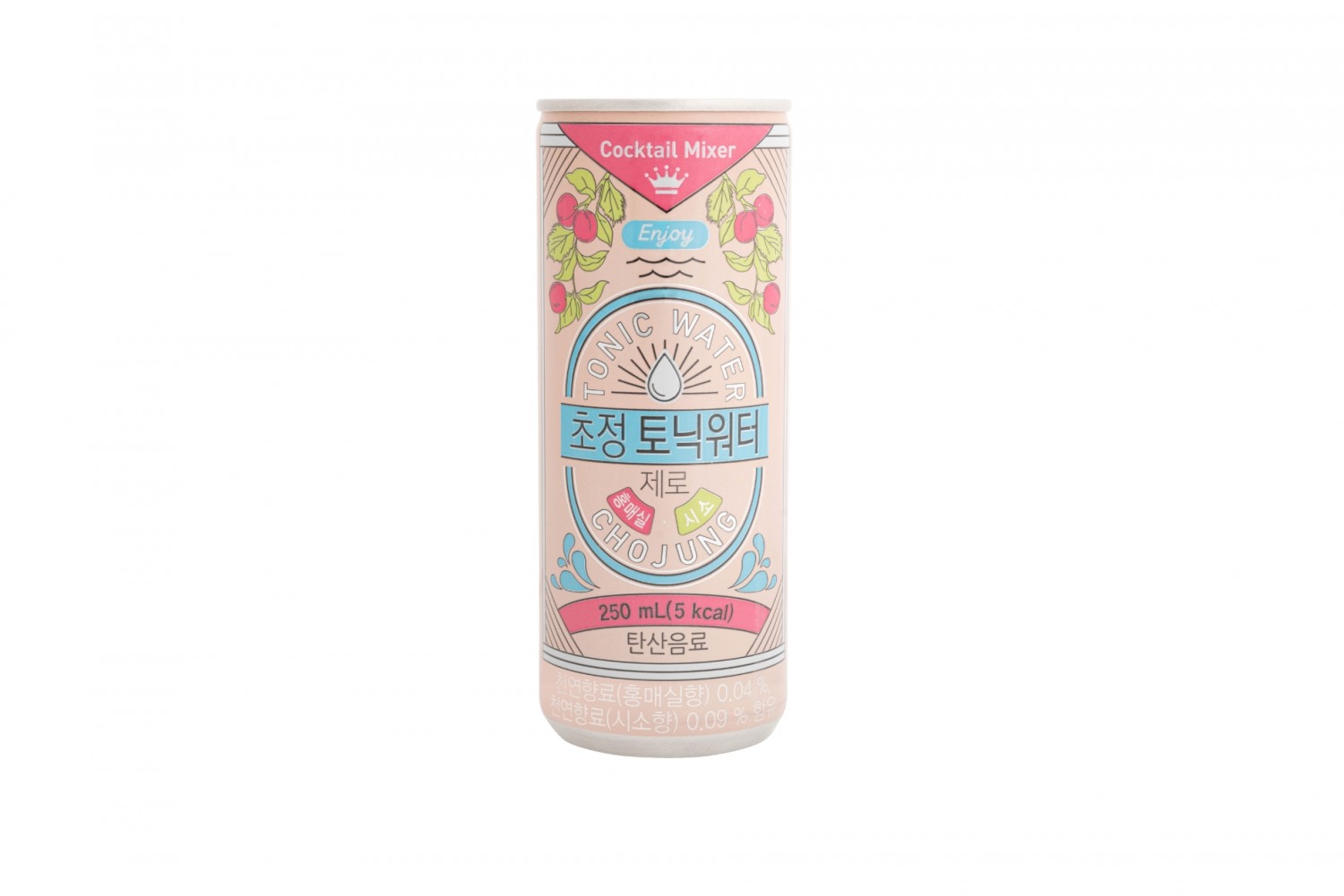 초정토닉워터 제로 홍매실·시소.(사진=일화)