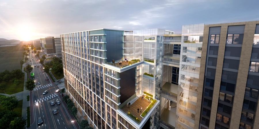 VL르웨스트 커뮤니티 및 내외부 공간.(사진=롯데건설)