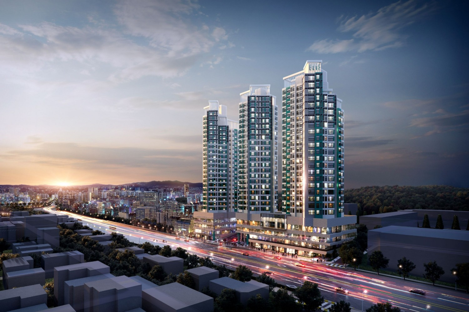 엘리프 미아역 투시도.