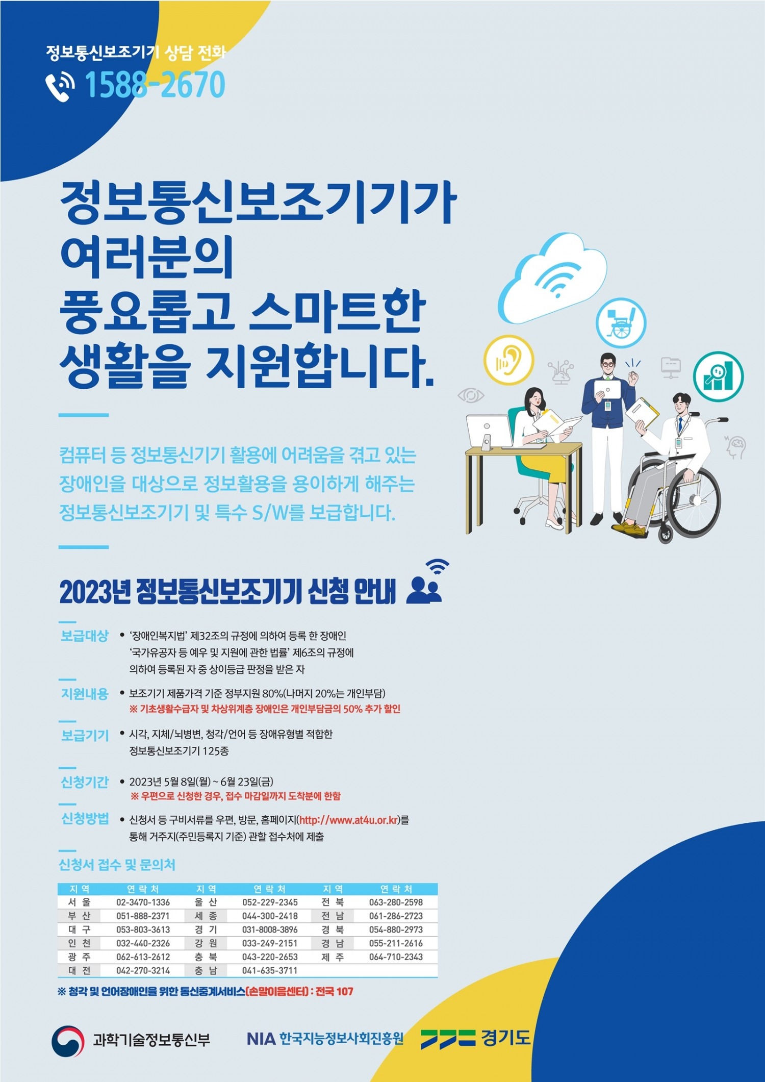 정보통신보조기기 신청 안내
