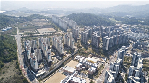 충주기업도시 일대 전경