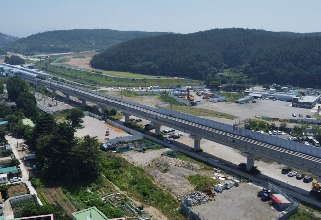 동해남부선 폐선부지 일원 현장.(제공=부산 기장군)