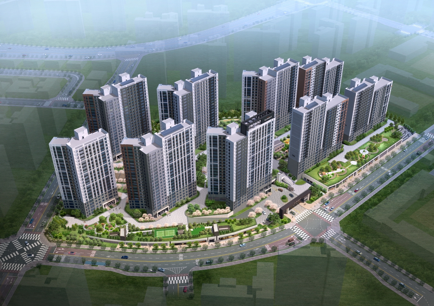 호반써밋 고덕신도시 3차 조감도.(사진=호반건설)