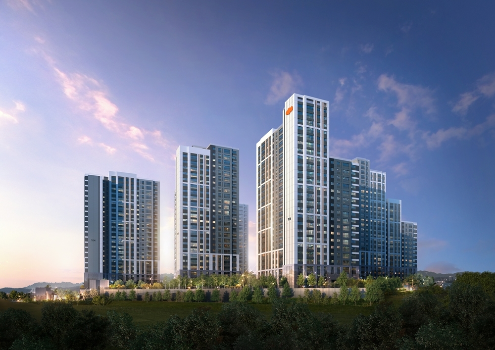 'e편한세상 원주 프리모원' 석경투시도(사진=DL이앤씨)