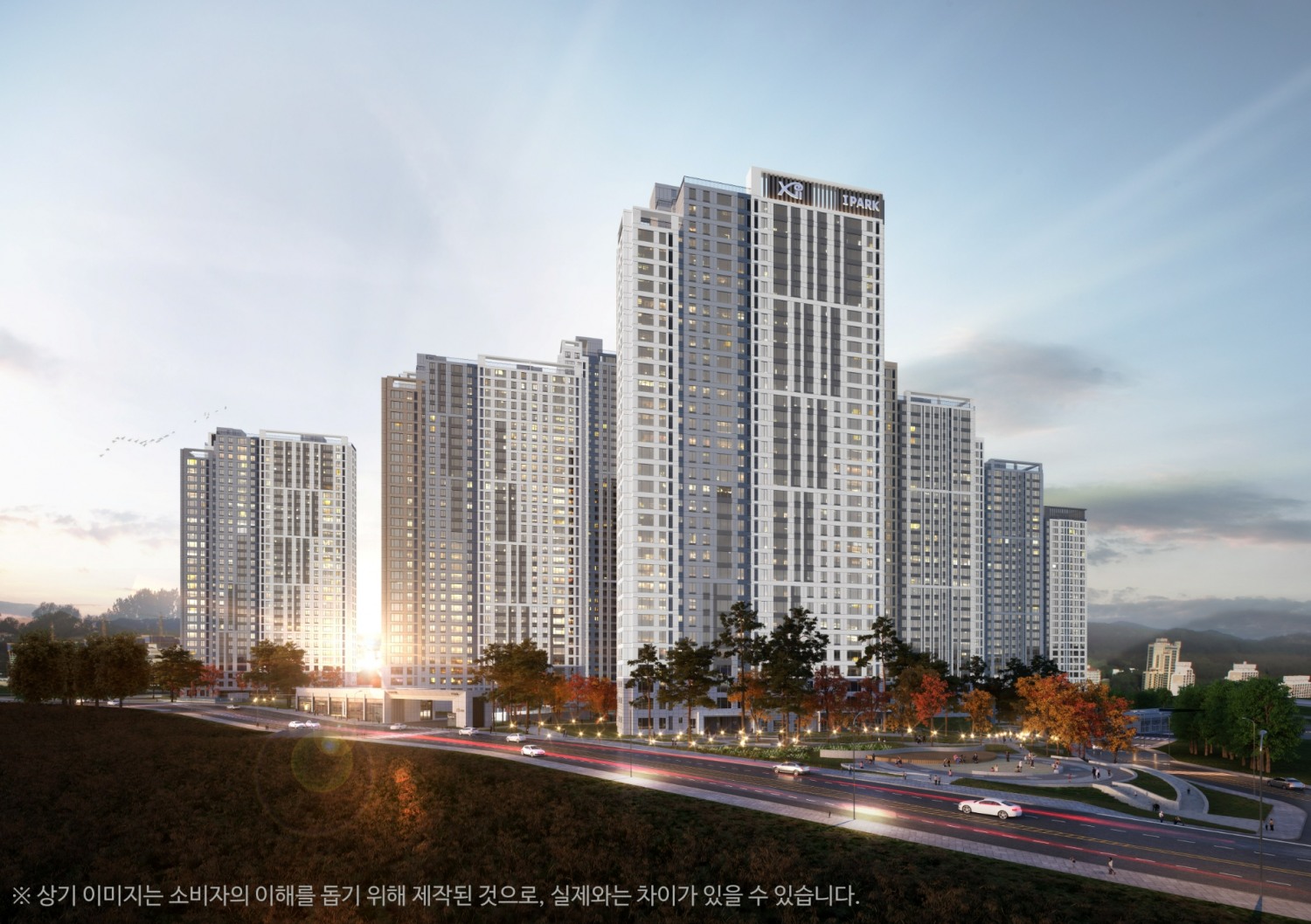 둔산 자이 아이파크 투시도.(사진=GS건설)