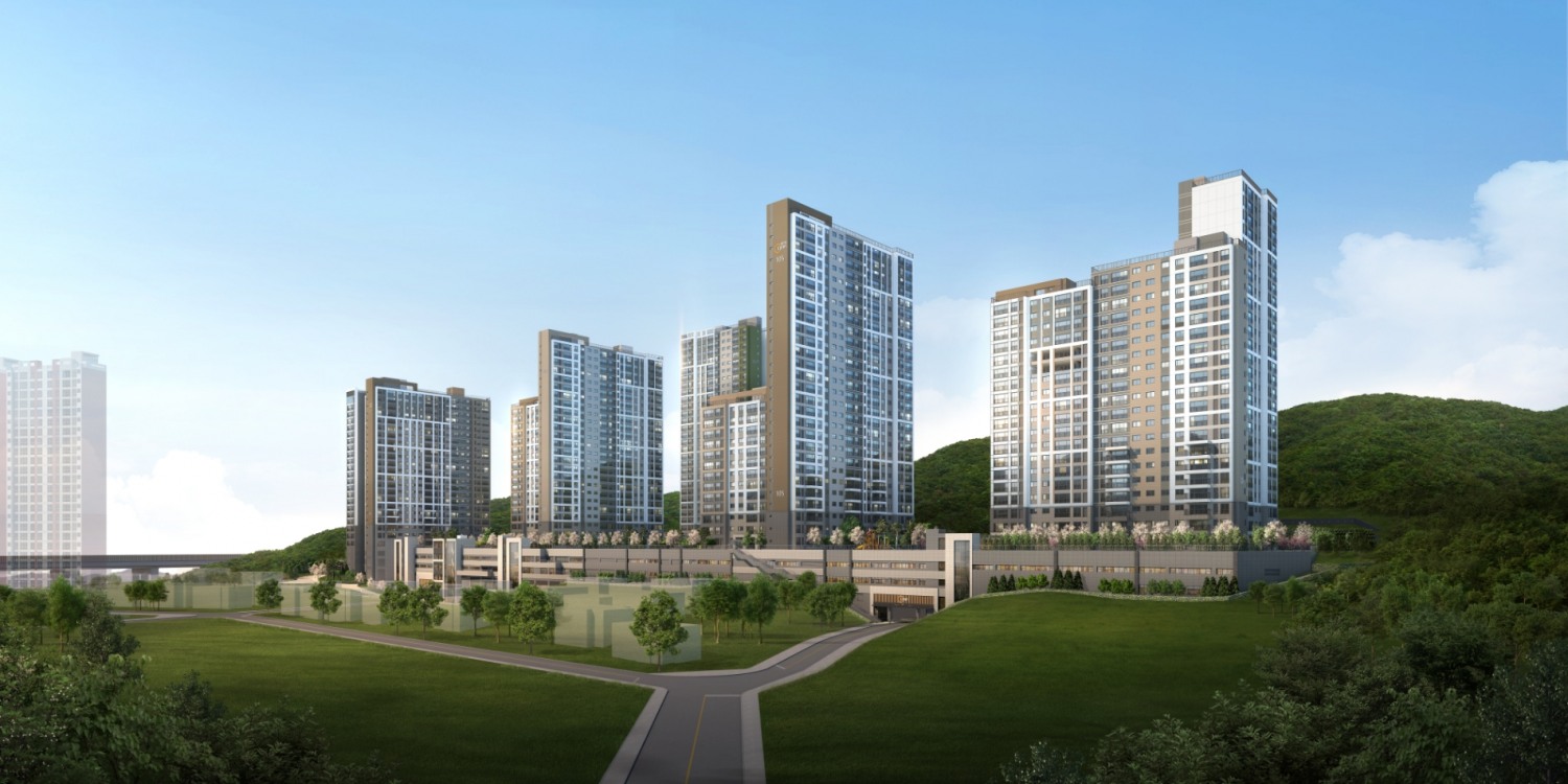 운암산공원 우미린 리버포레 투시도.(사진=우미건설)