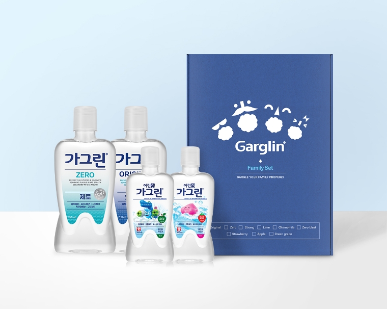 동아제약, 가그린 가족세트 판매