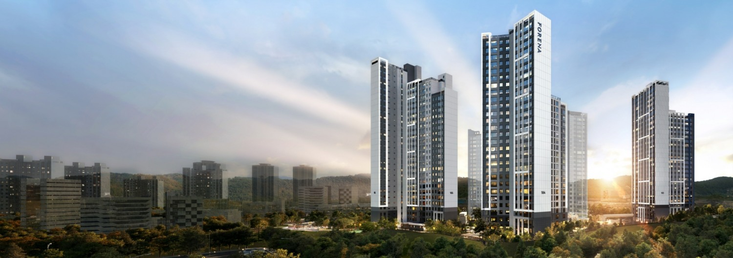 포레나 인천학익 투시도.(사진=한화 건설부문)