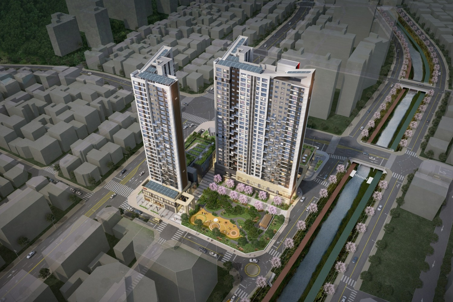 보문 센트럴 아이파크 조감도.(사진=HDC현대산업개발)