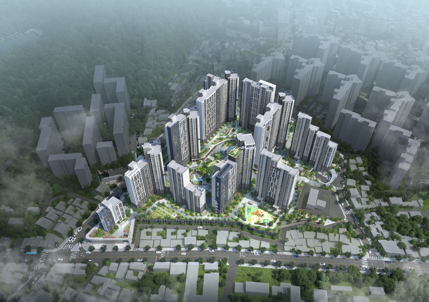 더샵 소양스타리버 조감도.(사진=포스코이앤씨)