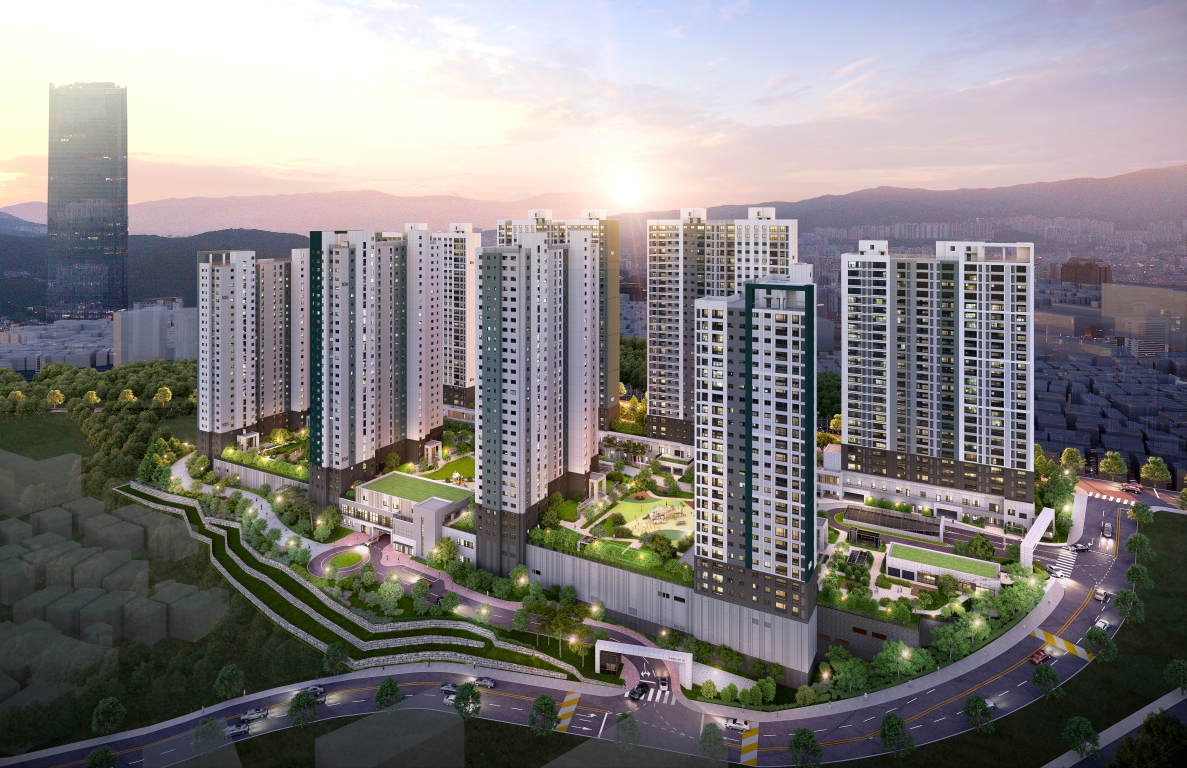 문현 푸르지오 트레시엘 석경투시도.(사진=대우건설)