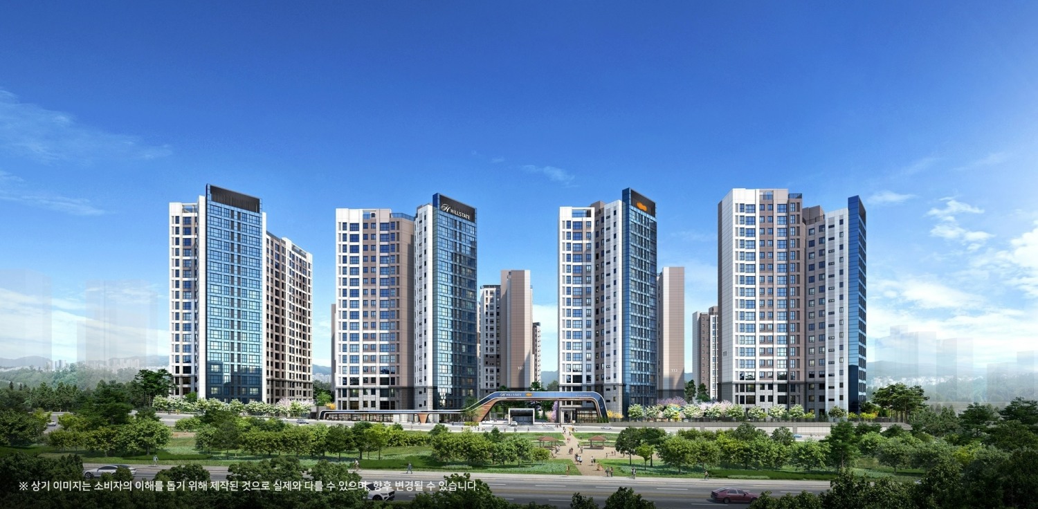 힐스테이트 e편한세상 문정 투시도.(사진=현대엔지니어링)