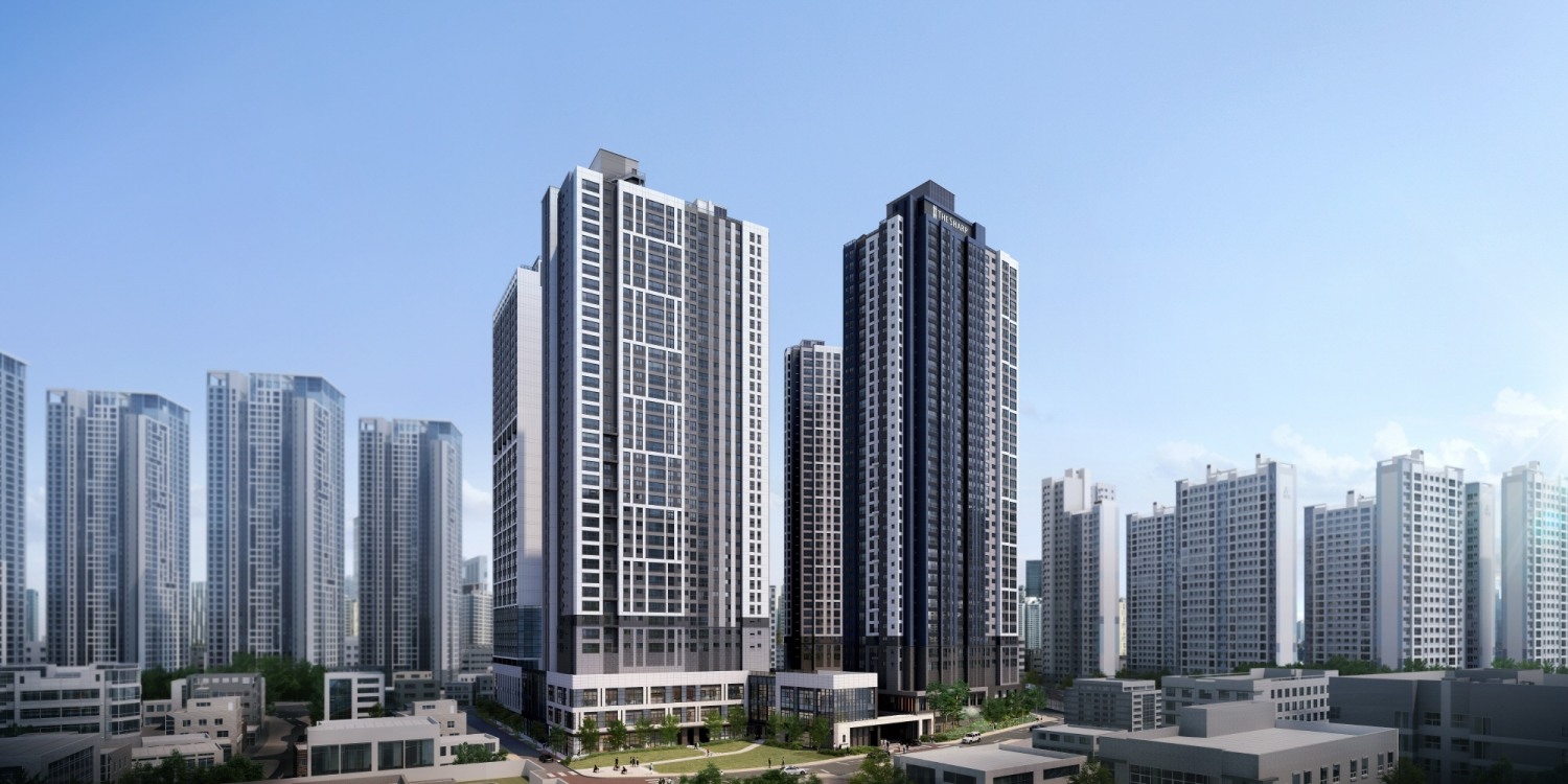 더샵 강동센트럴시티 투시도.(사진=포스코이앤씨)