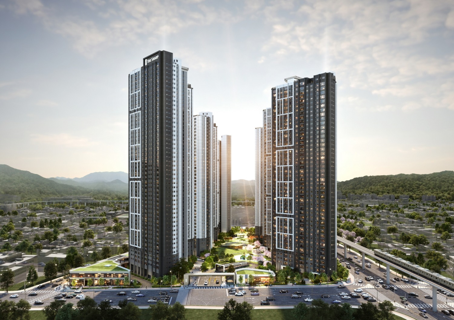 ‘더샵 의정부역 링크시티’투시도.(사진=포스코이앤씨)