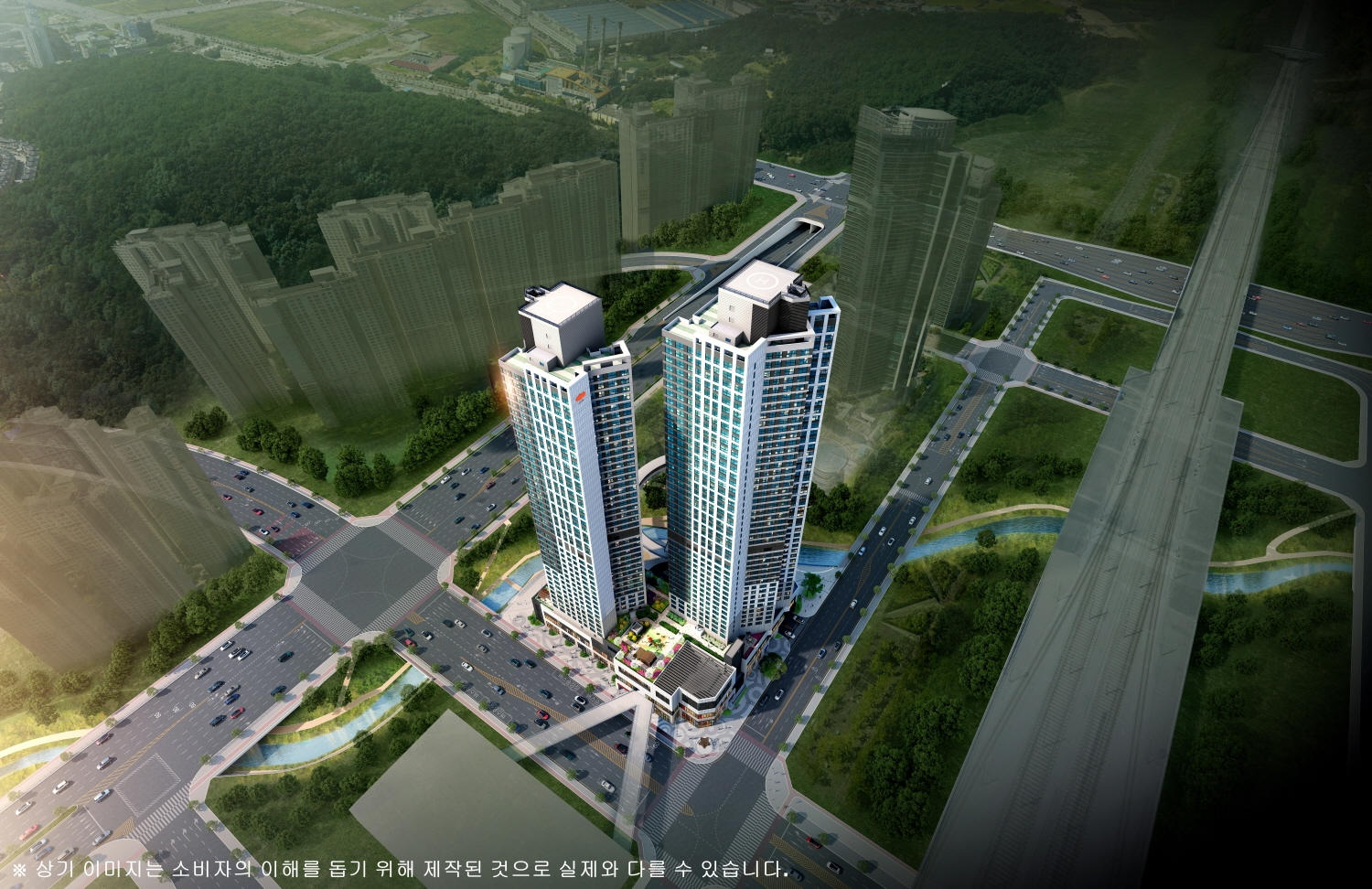 e편한세상 시티 천안아산역 조감도.(사진=DL건설)