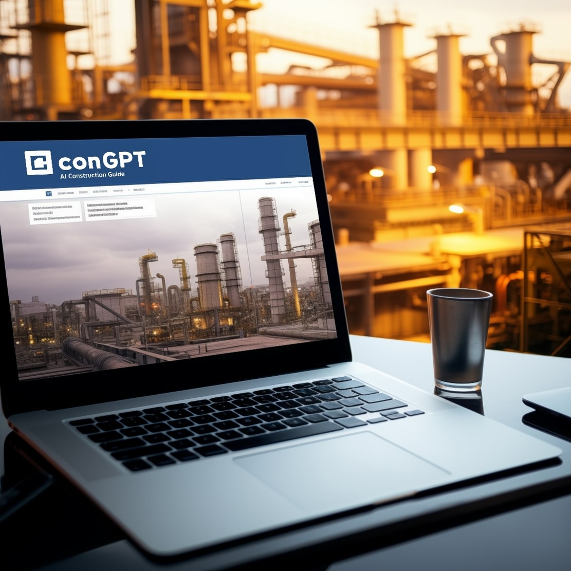 롯데건설이 개발한 ConGPT 시스템 샘플 이미지.(사진=롯데건설)